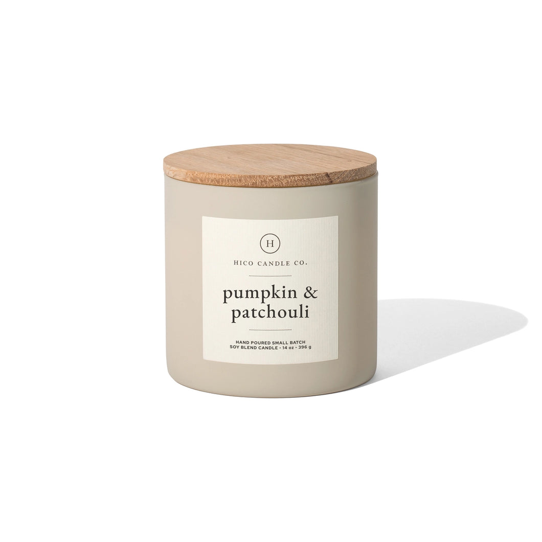 Pumpkin & Patchouli Candle | Hico Candle Co.