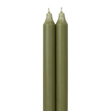 Load image into Gallery viewer, 12" Taper Candles Set of 2 | Moss Green
