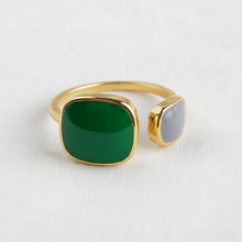 Load image into Gallery viewer, Heritage-Inspired Geometric Adjustable Ring
