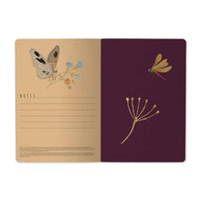 Load image into Gallery viewer, Butterflies and Night Flowers A5 Notebook
