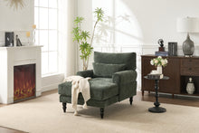 Load image into Gallery viewer, Modern Chaise Lounge Upholstered Sofa Recliner Chair in Green [Online Only]
