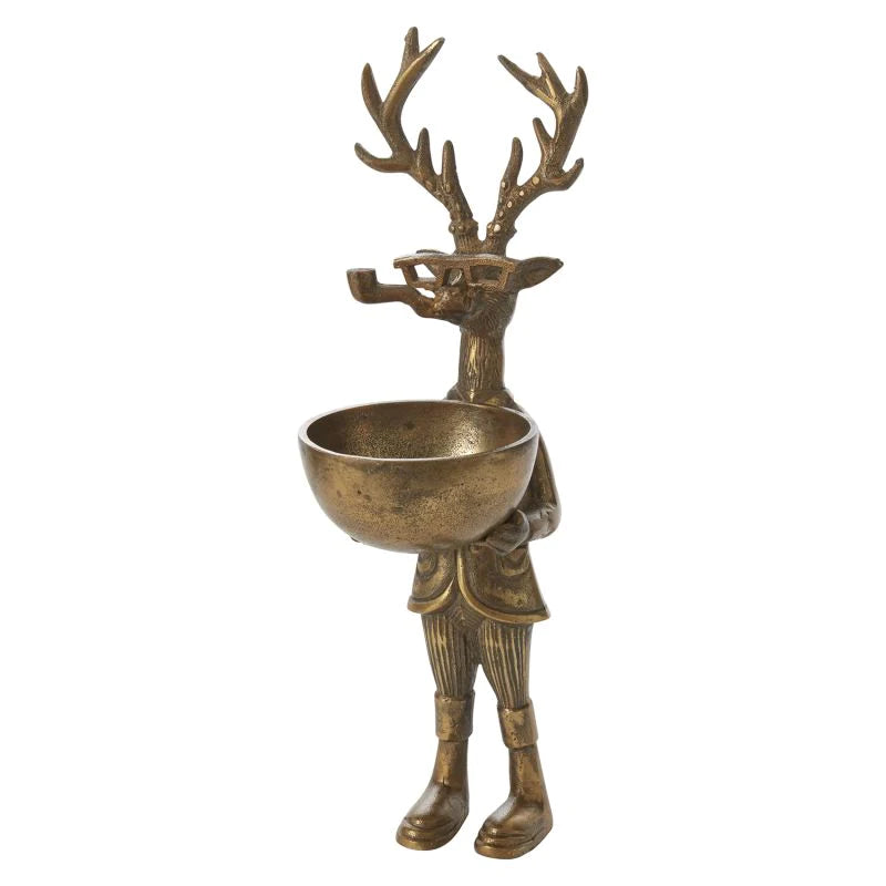 Standing Deer Bowl/Bookend