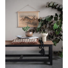 Load image into Gallery viewer, Woven Cotton Pillow with Eyelash Fringe
