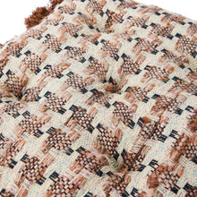 Load image into Gallery viewer, Woven Cotton Pillow with Eyelash Fringe
