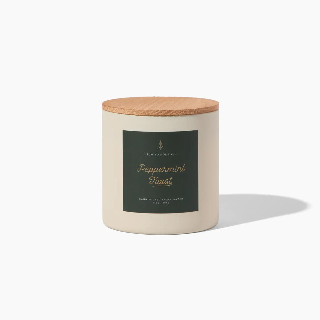 Peppermint Twist Candle | Hico Candle Co.