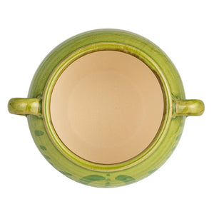 Hand-Painted Terra-cotta Urn w/ Handles