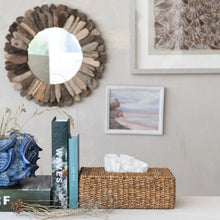 Load image into Gallery viewer, Hand-Woven Seagrass Tissue Box Cover
