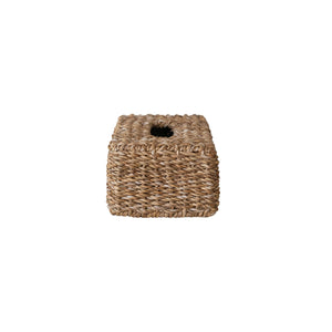 Hand-Woven Seagrass Tissue Box Cover