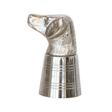 Load image into Gallery viewer, Cast Aluminum &amp; Stainless Steel Dog Head Jigger
