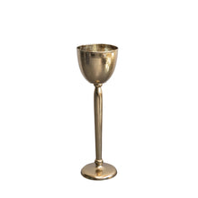 Load image into Gallery viewer, Cast Aluminum Bottle Cooler w Gold Finish
