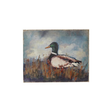 Load image into Gallery viewer, Canvas Wall Décor w/ Duck Image with Distressed Finish
