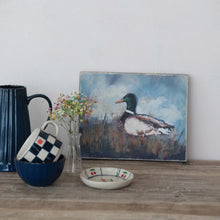 Load image into Gallery viewer, Canvas Wall Décor w/ Duck Image with Distressed Finish
