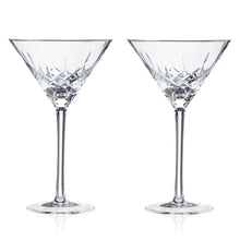 Load image into Gallery viewer, Admiral Crystal Martini Glasses (Online Only)

