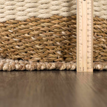 Load image into Gallery viewer, Ionut Checkered Jute Area Rug [Online Only]

