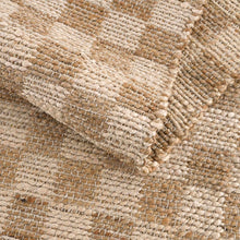 Load image into Gallery viewer, Ionut Checkered Jute Area Rug [Online Only]
