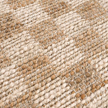 Load image into Gallery viewer, Ionut Checkered Jute Area Rug [Online Only]
