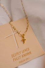 Load image into Gallery viewer, Deeply Loved Fully Known Charm Necklace
