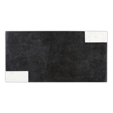 Load image into Gallery viewer, Black &amp; White Marble Checker Tray
