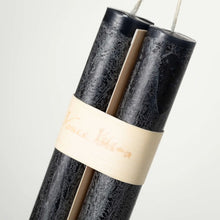 Load image into Gallery viewer, Distressed Black Taper Set of 2
