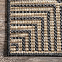 Load image into Gallery viewer, 3x5 Asha Simple Border Indoor/Outdoor Area Rug
