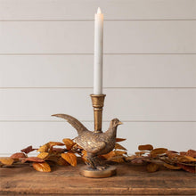 Load image into Gallery viewer, Gold Tone Pheasant Candle Holder
