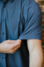 Load image into Gallery viewer, Slate Mini Diamonds Short-Sleeve Shirt
