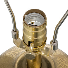 Load image into Gallery viewer, Round Aluminum Sheet Gold Table Lamp with White Fabric Shade [Online Only]

