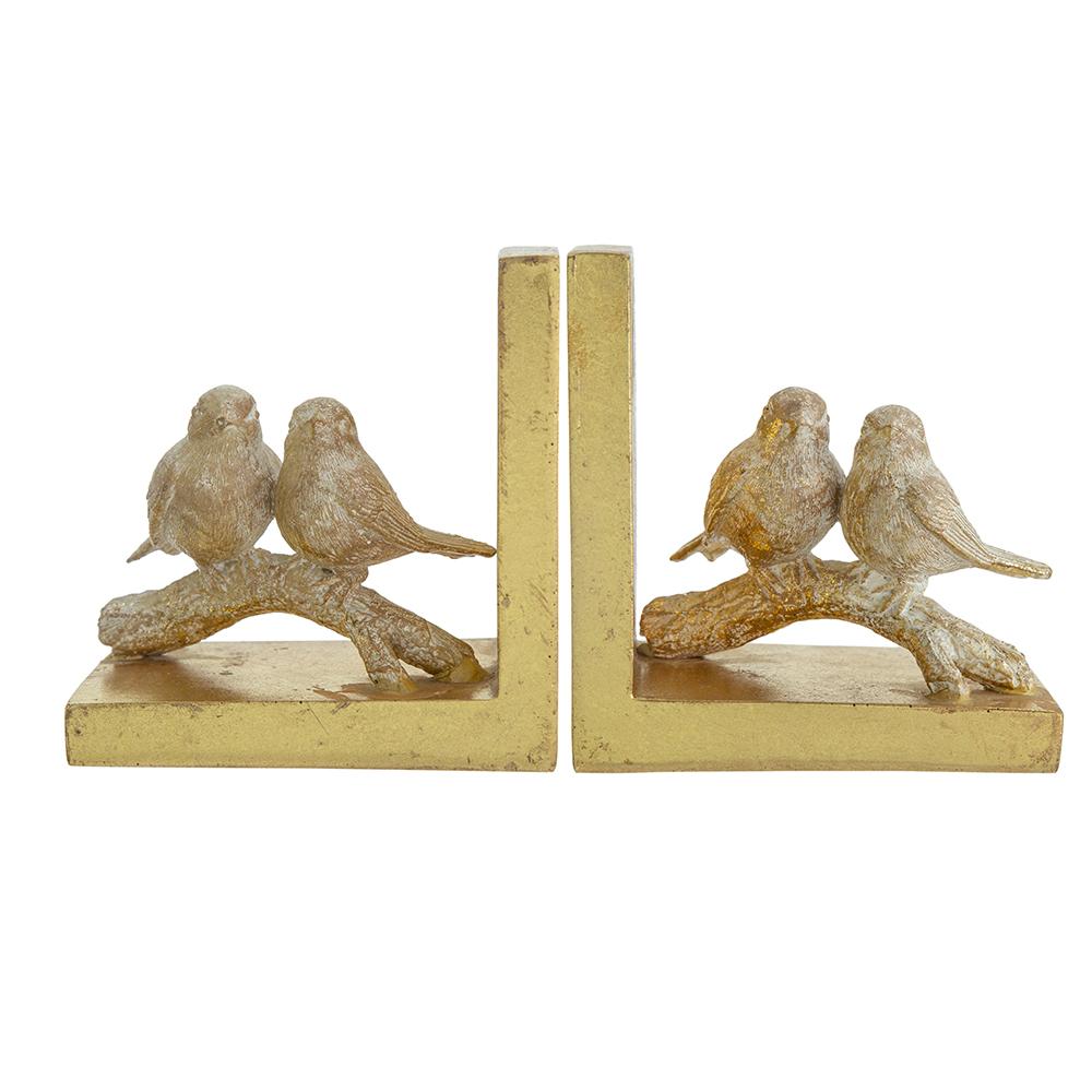 Birds on a Branch Bookends