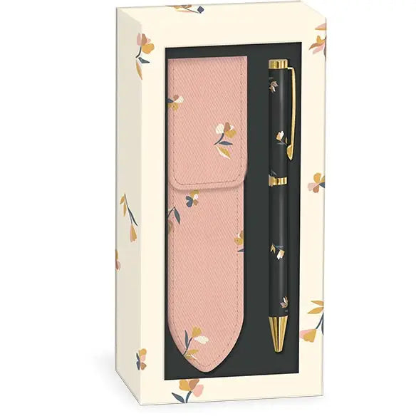 Boxed Pen and Pouch Bloomscape Ditsy