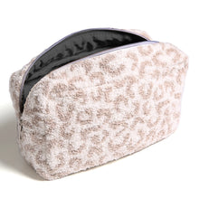 Load image into Gallery viewer, Leopard Print Soft Travel Pouch
