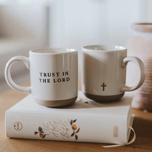 Trust in the Lord Stoneware Coffee Mug