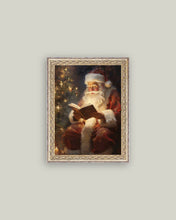 Load image into Gallery viewer, Classic Santa Framed Antique Art 8x10
