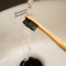 Load image into Gallery viewer, Adult Bamboo Toothbrush (Black)
