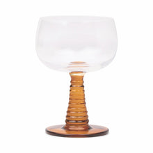 Load image into Gallery viewer, The Romy Set of 2 Wine Glasses Amber
