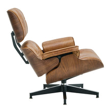Load image into Gallery viewer, Luxury Lounge / Office Chair with Ottoman – Top Grain Leather [Online Only]
