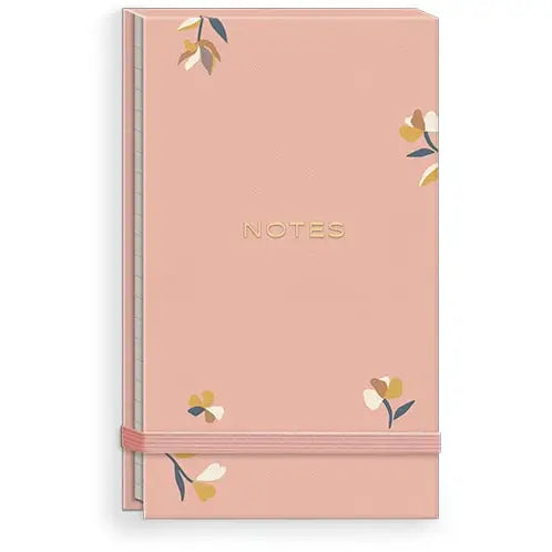 Fabric Notepad Bloomscape Ditsy Pink