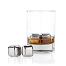 Load image into Gallery viewer, Glacier Rocks Stainless Steel Cube Set of 4 (Online Only)
