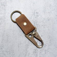 Load image into Gallery viewer, Leather Clip Keychain

