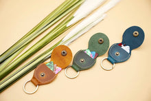 Load image into Gallery viewer, Leather Guitar Pick Holder and Keychain Organizer
