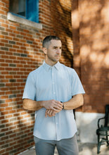 Load image into Gallery viewer, Grey Check Short-Sleeve Shirt
