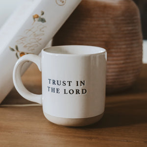 Trust in the Lord Stoneware Coffee Mug