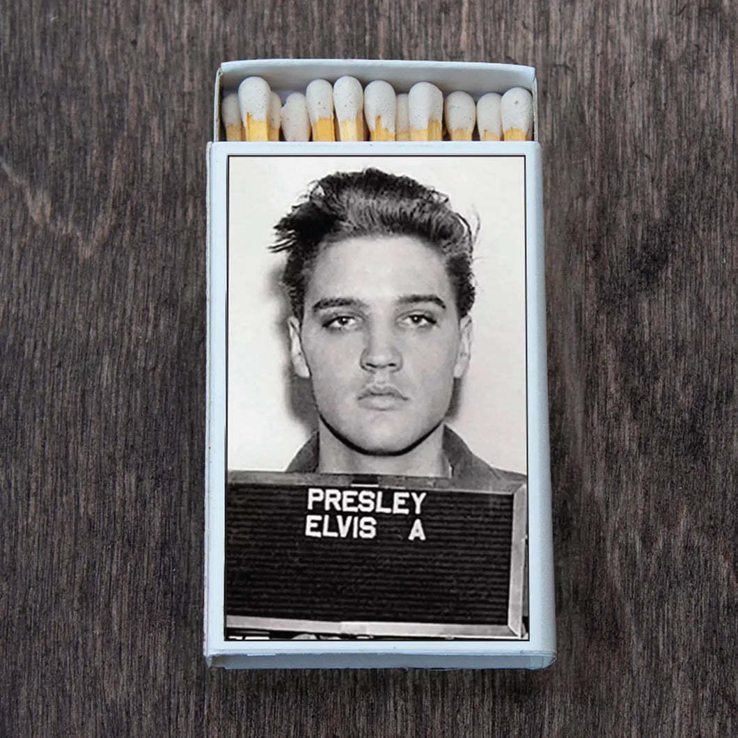Elvis Mugshot Matchbox