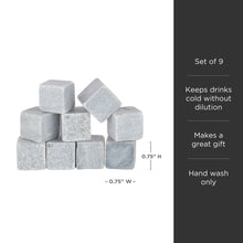 Load image into Gallery viewer, Glacier Rocks Soapstone Cube Set of 9 (Online Only)
