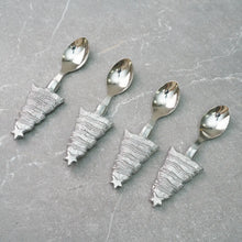 Load image into Gallery viewer, Christmas Tree Mini Spoon (Silver)
