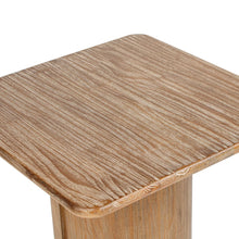 Load image into Gallery viewer, Sonoma Square Pedestal Side Table - Antique Brown [Online Only]
