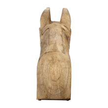 Load image into Gallery viewer, Wood Modern Carved Horse Head Figurine

