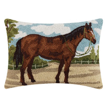 Load image into Gallery viewer, Brown Horse Hook Pillow
