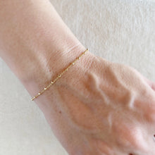 Load image into Gallery viewer, 18k Gold Filled Spaced Beaded Bracelet
