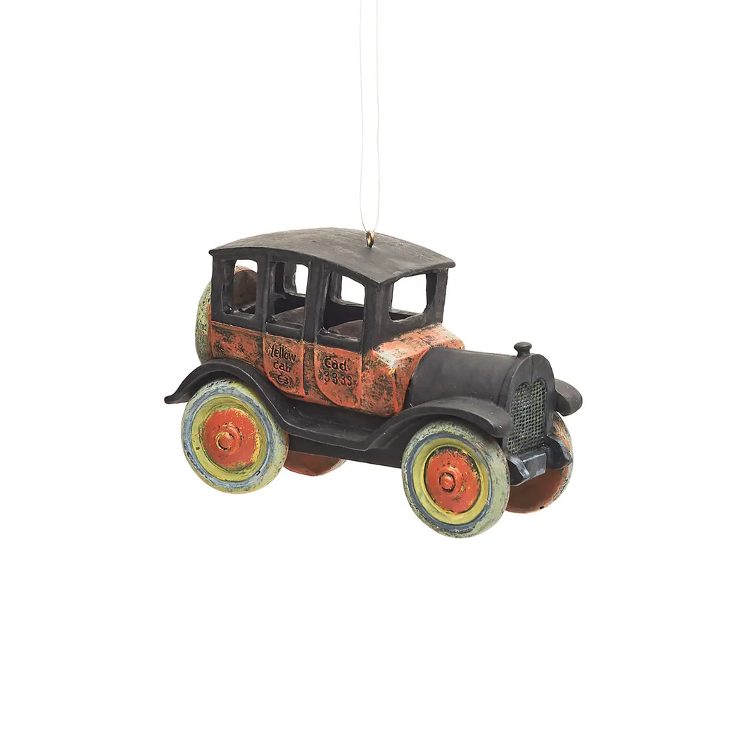 Christmas Antique Taxi Ornament