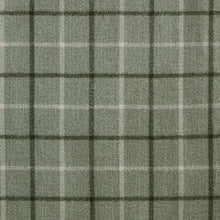 Load image into Gallery viewer, Plaid Rod Pocket and Back Tab Curtain Panel with Fleece Lining Green 50x84 [Online Only]
